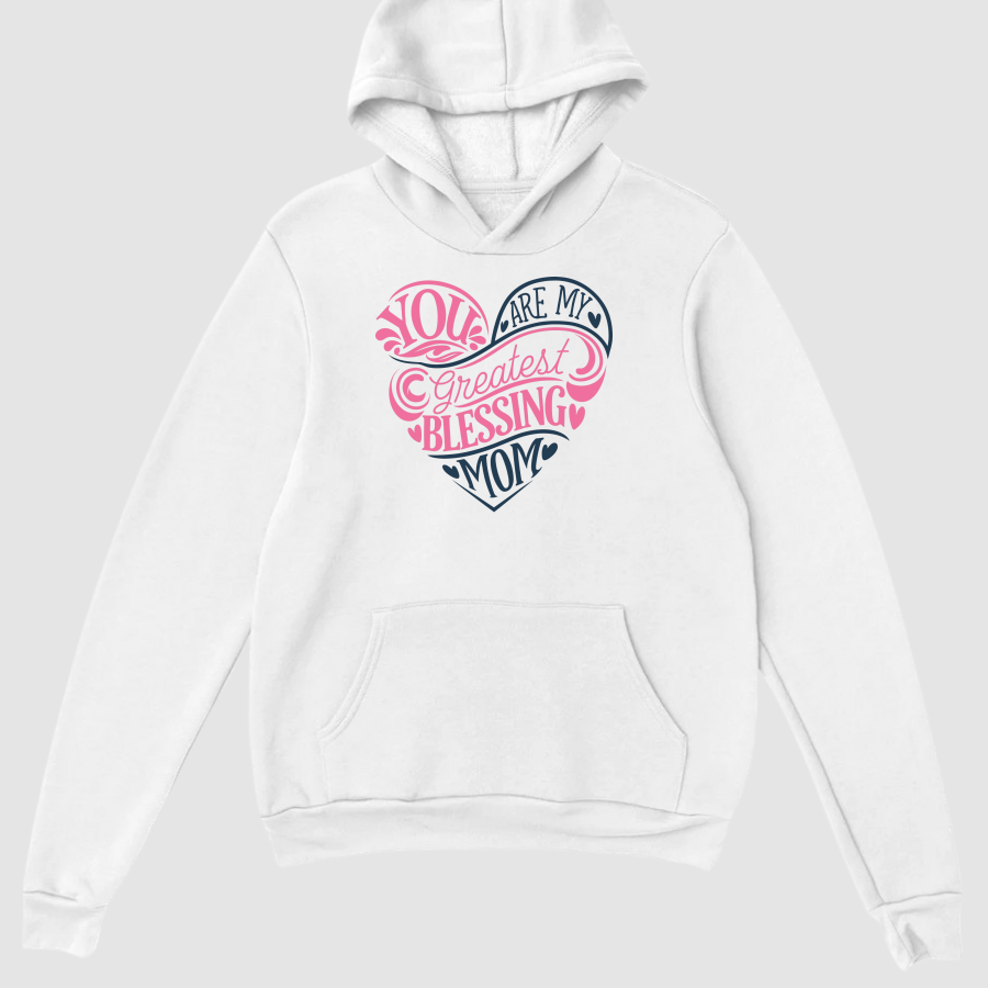 Hoodie Basic Erkek Beyaz