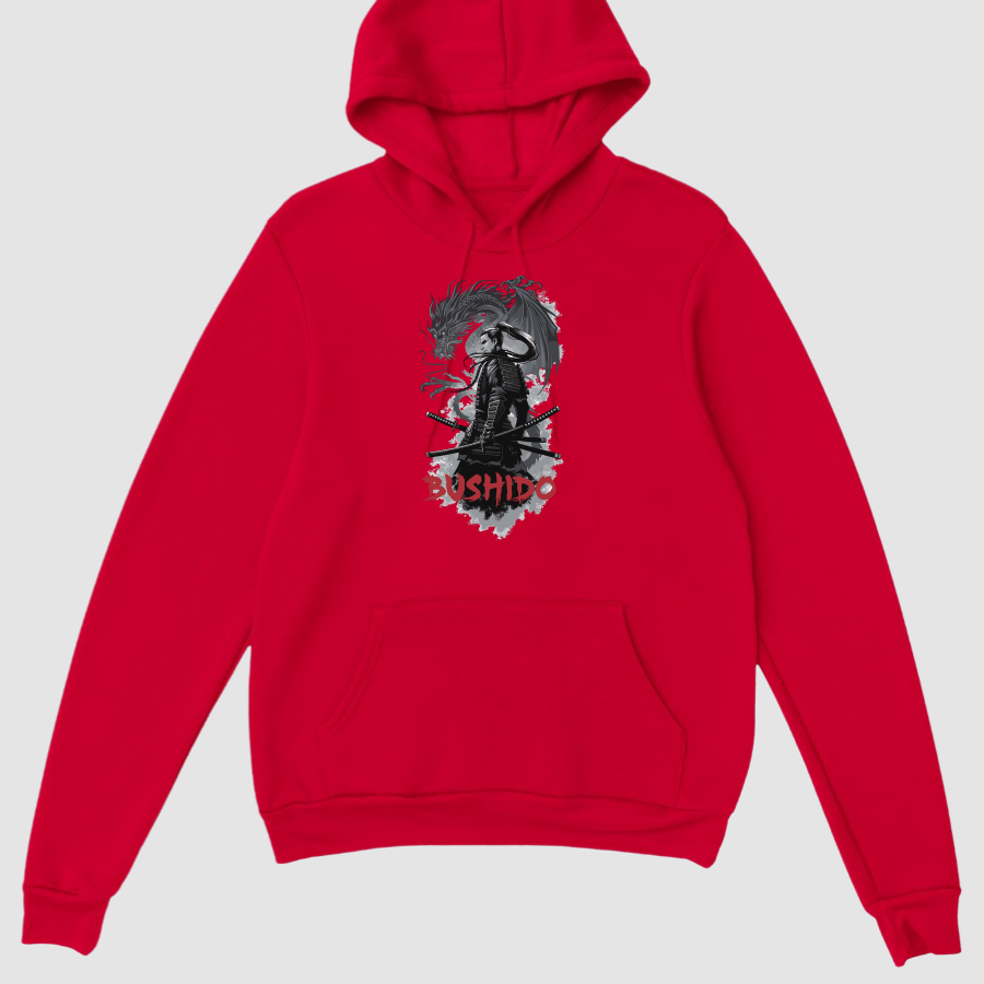 Hoodie Basic Erkek Kırmızı