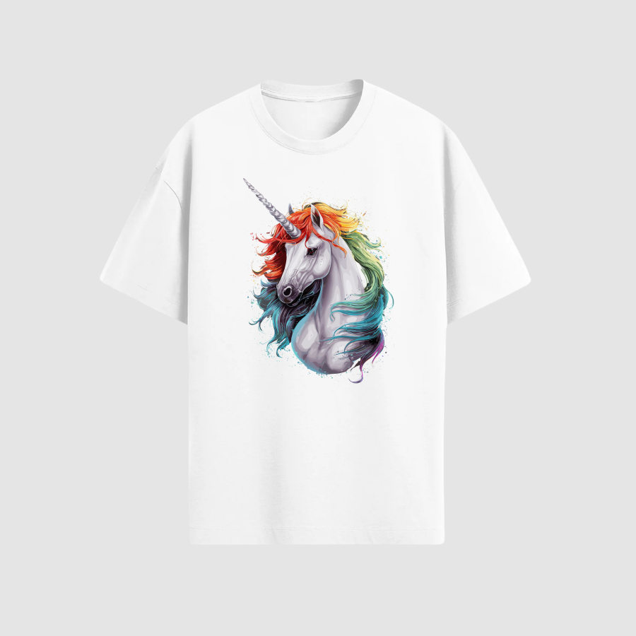 Tshirt Oversize Premium Erkek Beyaz